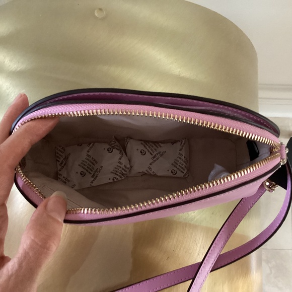 Kate Spade Cameron Street Hilli Leather Berry Crush Lavender Dome Crossbody Bag - Picture 8 of 14